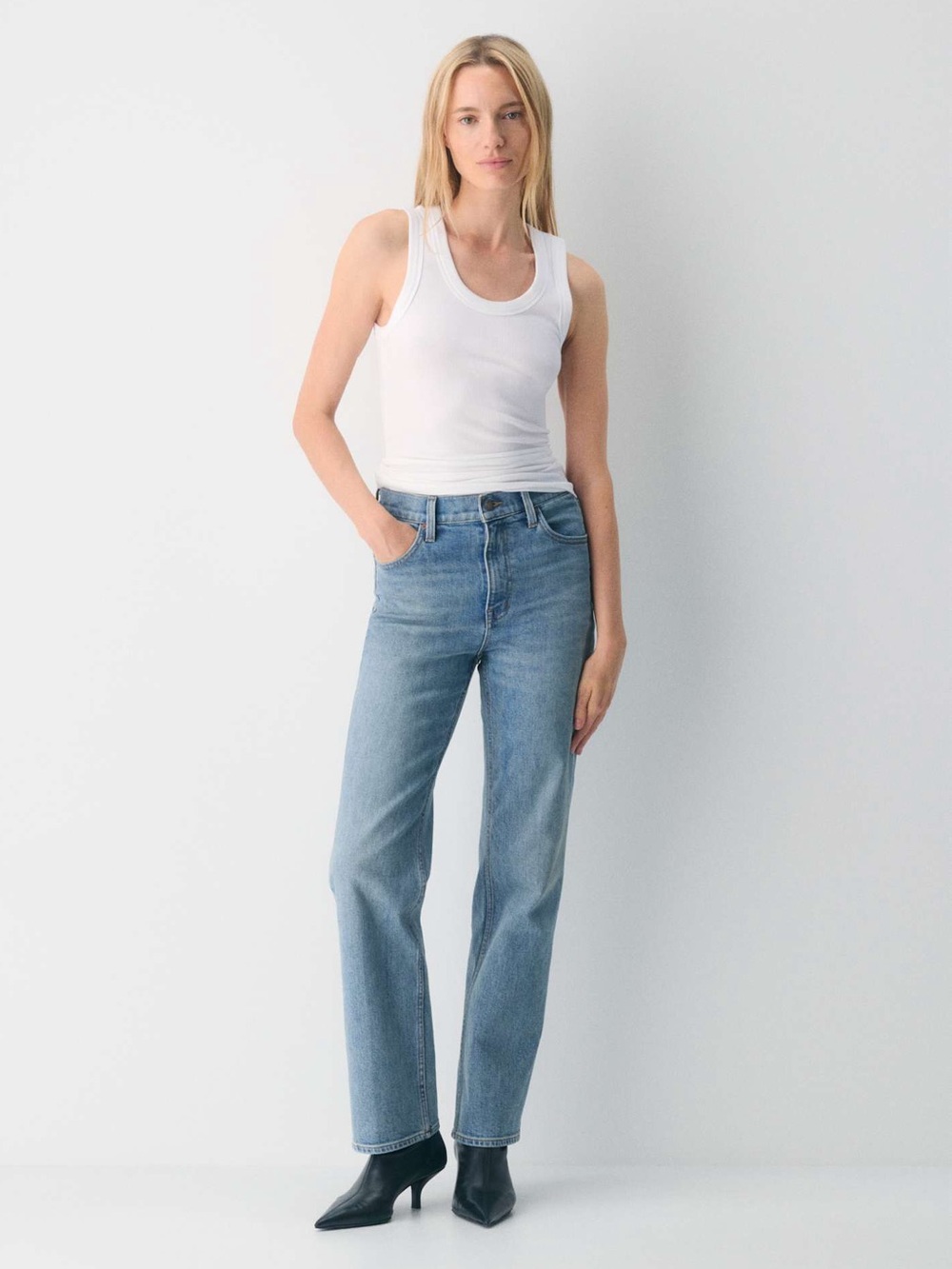 Denim Forum Arlo High Rise Straight Size 28